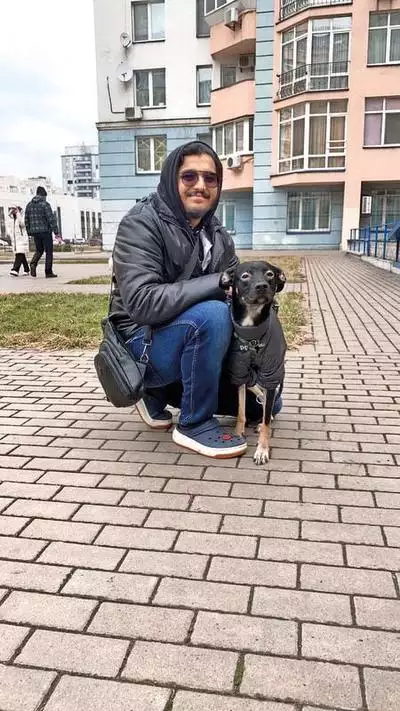 Rishab and his pet dog Maliboo fought to stay together